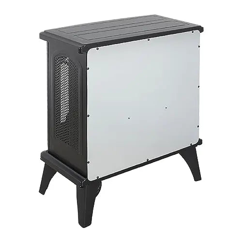 21 inchThree-Sided Freestanding Electric Fireplace Stove Heater with 3D Flame Effect with Remote Control (21 INCH-G) QIHAI