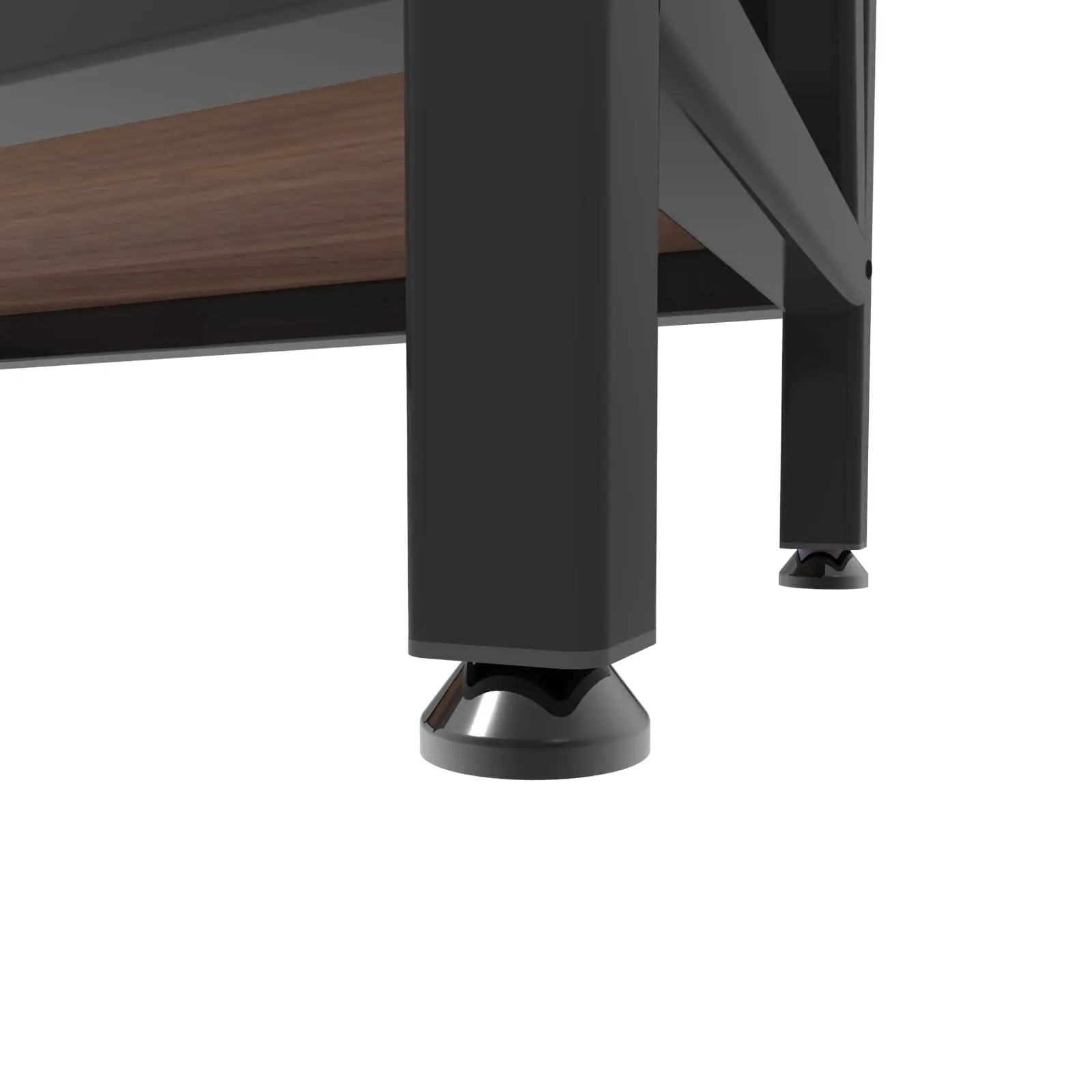 QIHAI 56.30'' Bakers Rack 4-Level Storage Shelves Metal and Wooden Kitchen Shelves, Kitchen Organizers and Storage, for Garage, Pantry, Bathroom, Closet (4-Tier 56.3" H x 33.5" W x 15.8" D) QIHAI