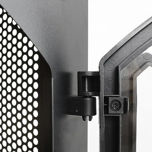 21 inchThree-Sided Freestanding Electric Fireplace Stove Heater with 3D Flame Effect with Remote Control (21 INCH-G) QIHAI