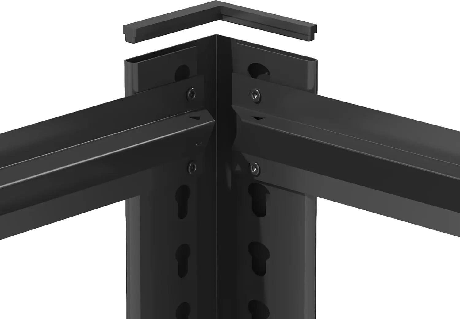 QIHAI 5 Tier Metal Shelves for Storage Garage Shelving 2000LBS Heavy Duty Storage Shelves Adjustable Garage Shelf Industrial Shelving Unit Storage Utility Rack,35.4" W*15.7" D*72" H,Black QIHAI