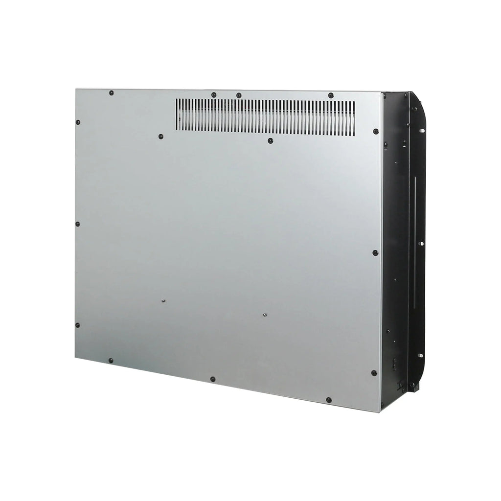 18 inch Electric Fireplace Insert, Ultra Thin Heater with Log Set & Realistic Flame, Overheating Protection (18 INCH) QIHAI