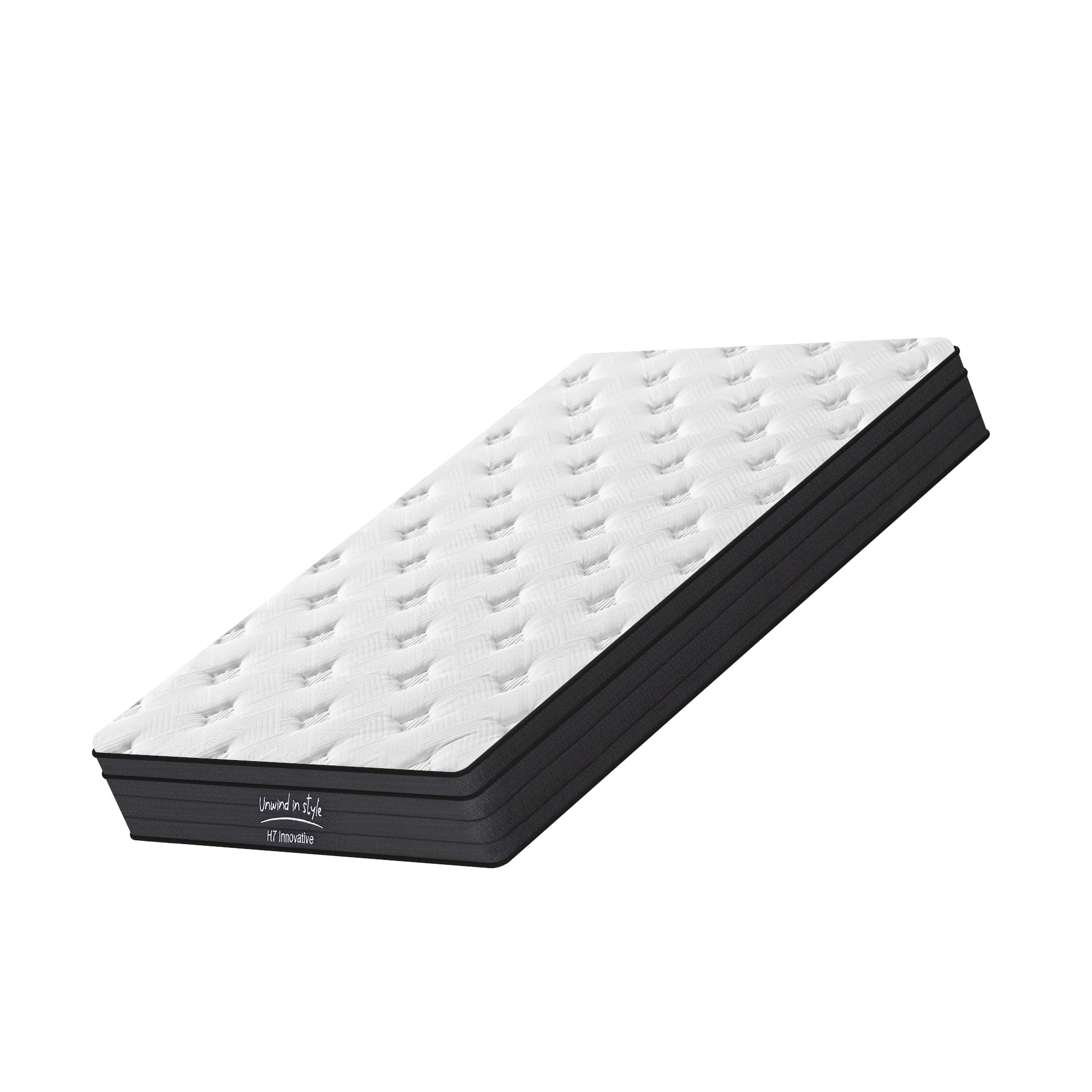 Queen 8 inch Mixed Mattress, Spring Mattress in Independent Packaging Bag, Breathable and Comfortable, Decompression, Including Gel Memory Foam, Suitable for Various bedsteads (8 Inch, Queen)