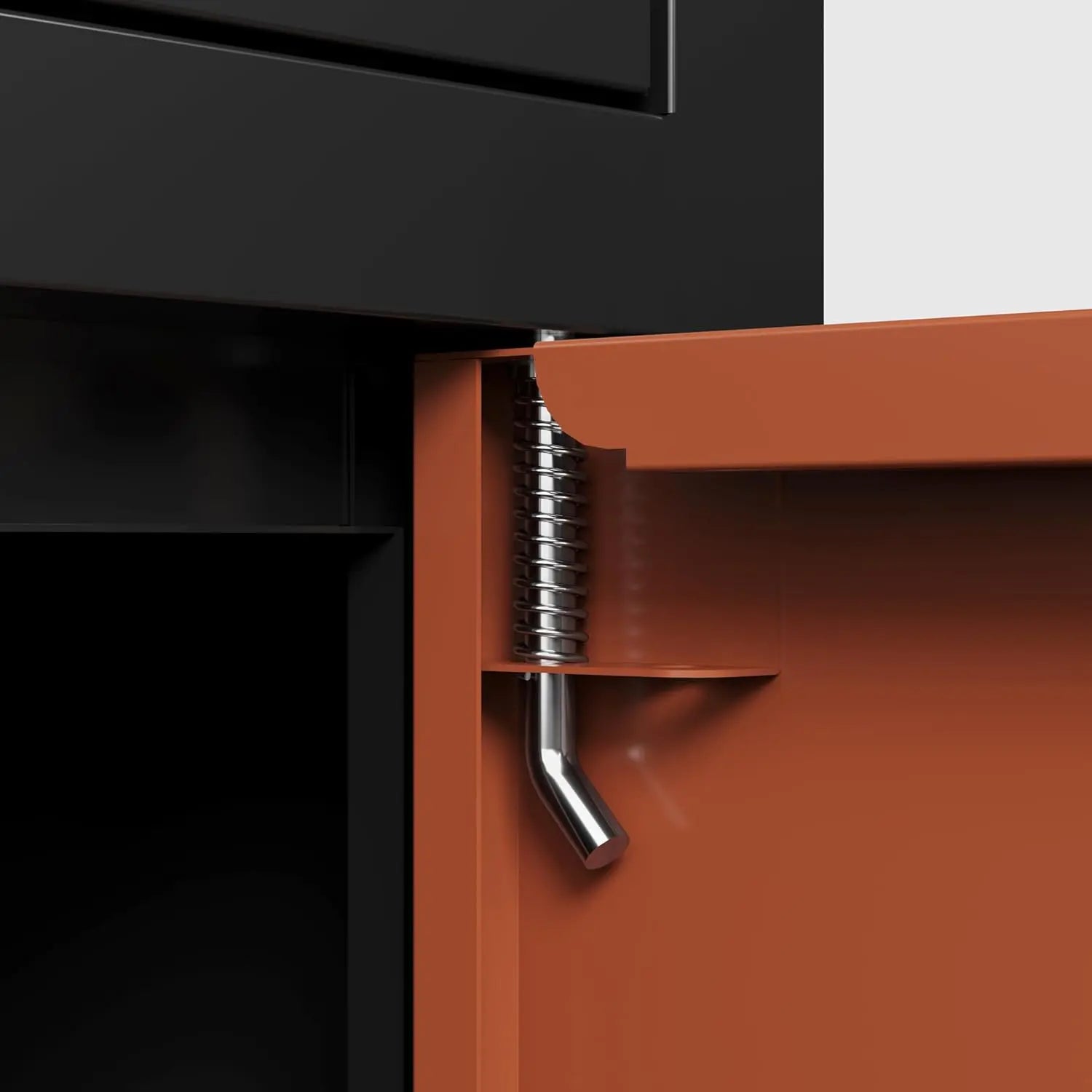 Package Drop Boxes & Lockers,Courier Locker with Mechanical Lock,Floor Standing Parcel Locker, Burglar Resistant Stopper, for Porch Curbside QIHAI