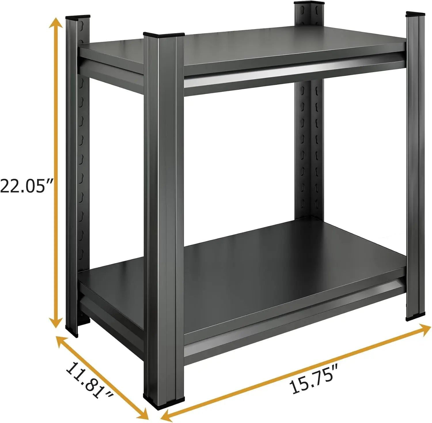 QIHAI 5 Tier Metal Shelves for Storage Garage Shelving 2000LBS Heavy Duty Storage Shelves Adjustable Garage Shelf Industrial Shelving Unit Storage Utility Rack,35.4" W*15.7" D*72" H,Black QIHAI