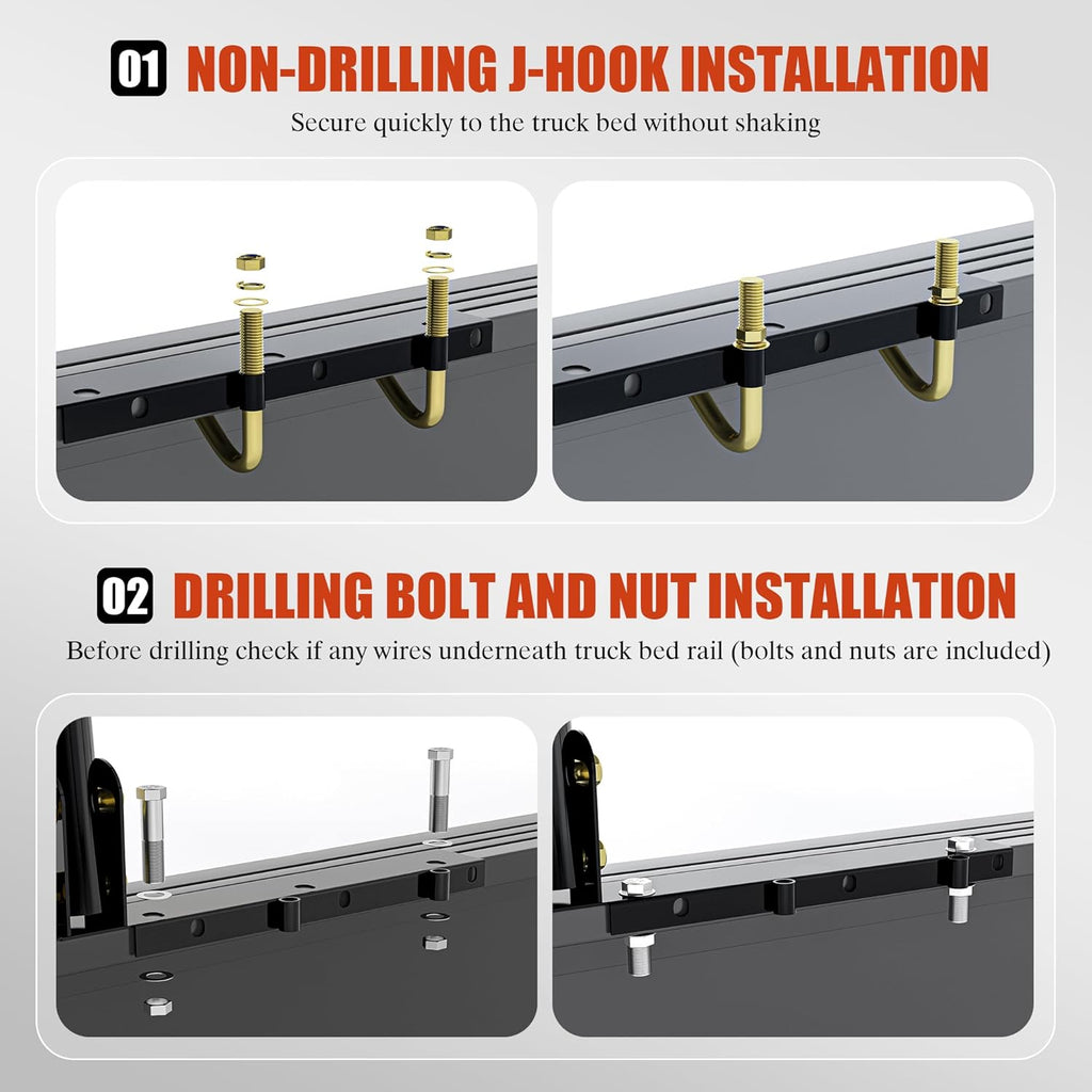 1000 LBS Adjustable Truck,Universal Steel Over-Cab Truck Bed Rack,Contractor Pickup Lumber Full Size Rack Adjustable for Kayak, Ladder, Surfboard, Lumber
