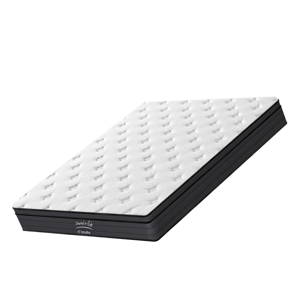 Queen 8 inch Mixed Mattress, Spring Mattress in Independent Packaging Bag, Breathable and Comfortable, Decompression, Including Gel Memory Foam, Suitable for Various bedsteads (8 Inch, Queen)
