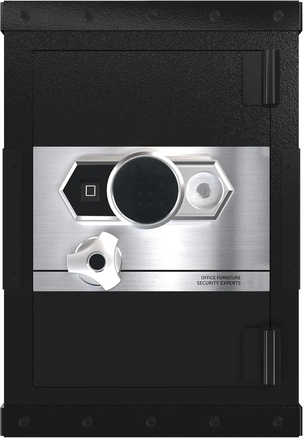 QIHAI Cabinet Safes,Three-Lock Safe, Measuring 24.4 ″ × 16.5″ × 14.9 ″, Suitable for Home and Office Use, Large Steel Digital Safe Equipped with a Digital Lock QIHAI