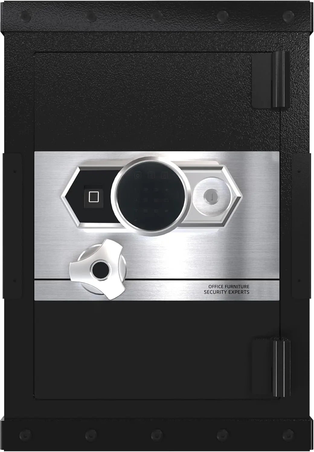 QIHAI Cabinet Safes,Three-Lock Safe, Measuring 24.4 ″ × 16.5″ × 14.9 ″, Suitable for Home and Office Use, Large Steel Digital Safe Equipped with a Digital Lock QIHAI