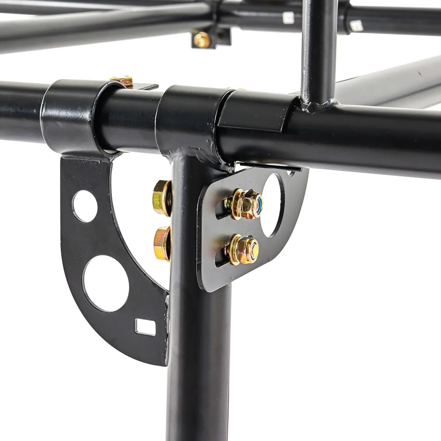 Universal Steel Over-Cab Truck Bed Rack Contractor Pickup Lumber Full Size Rack Adjustable for Kayak, Ladder, Surfboard, Lumber QIHAI