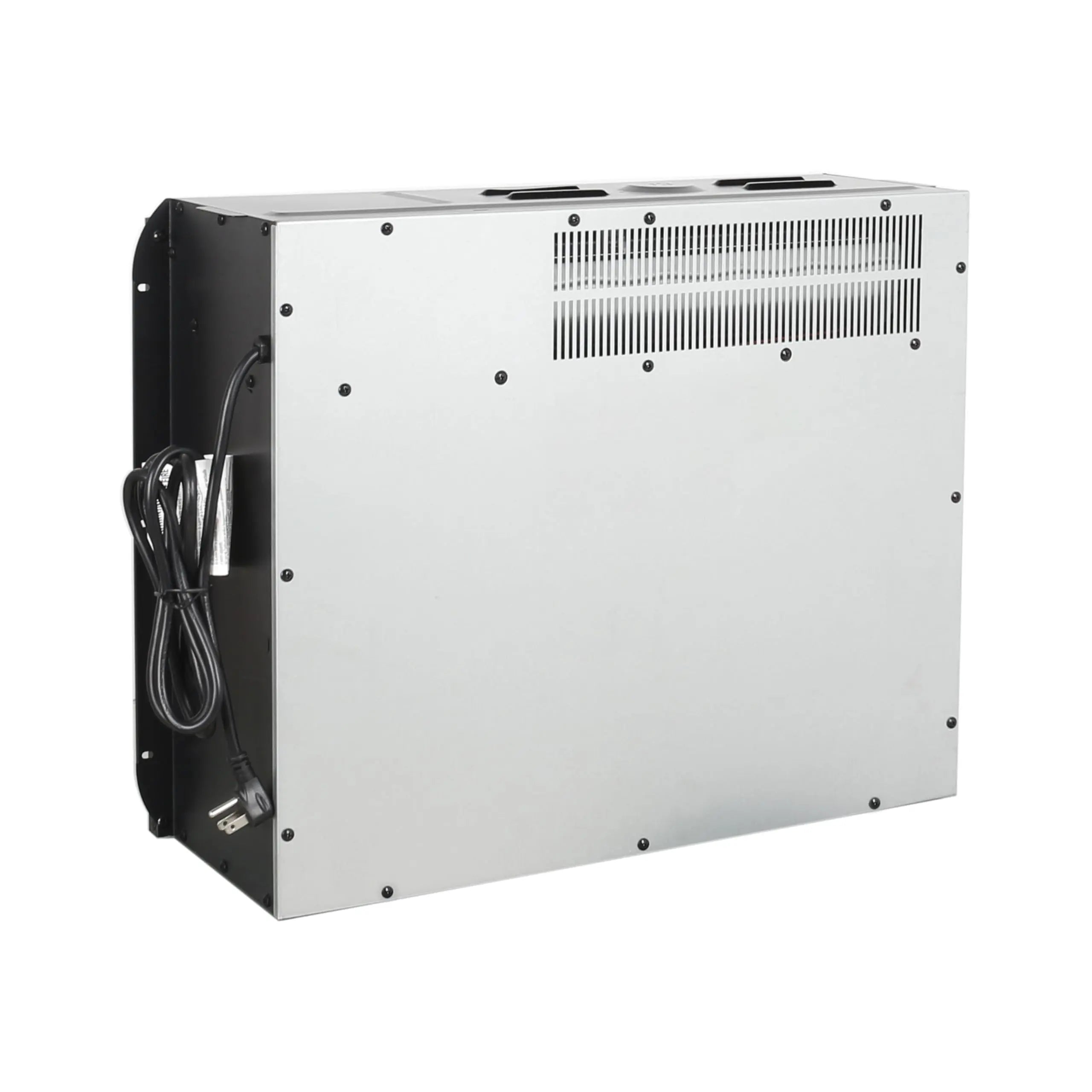 18 inch Electric Fireplace Insert, Ultra Thin Heater with Log Set & Realistic Flame, Overheating Protection (18 INCH) QIHAI