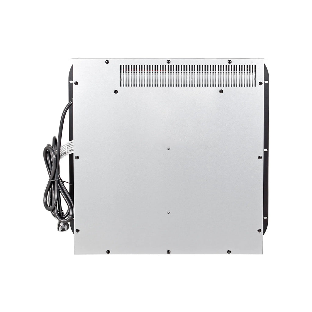 18 inch Electric Fireplace Insert, Ultra Thin Heater with Log Set & Realistic Flame, Overheating Protection (18 INCH) QIHAI