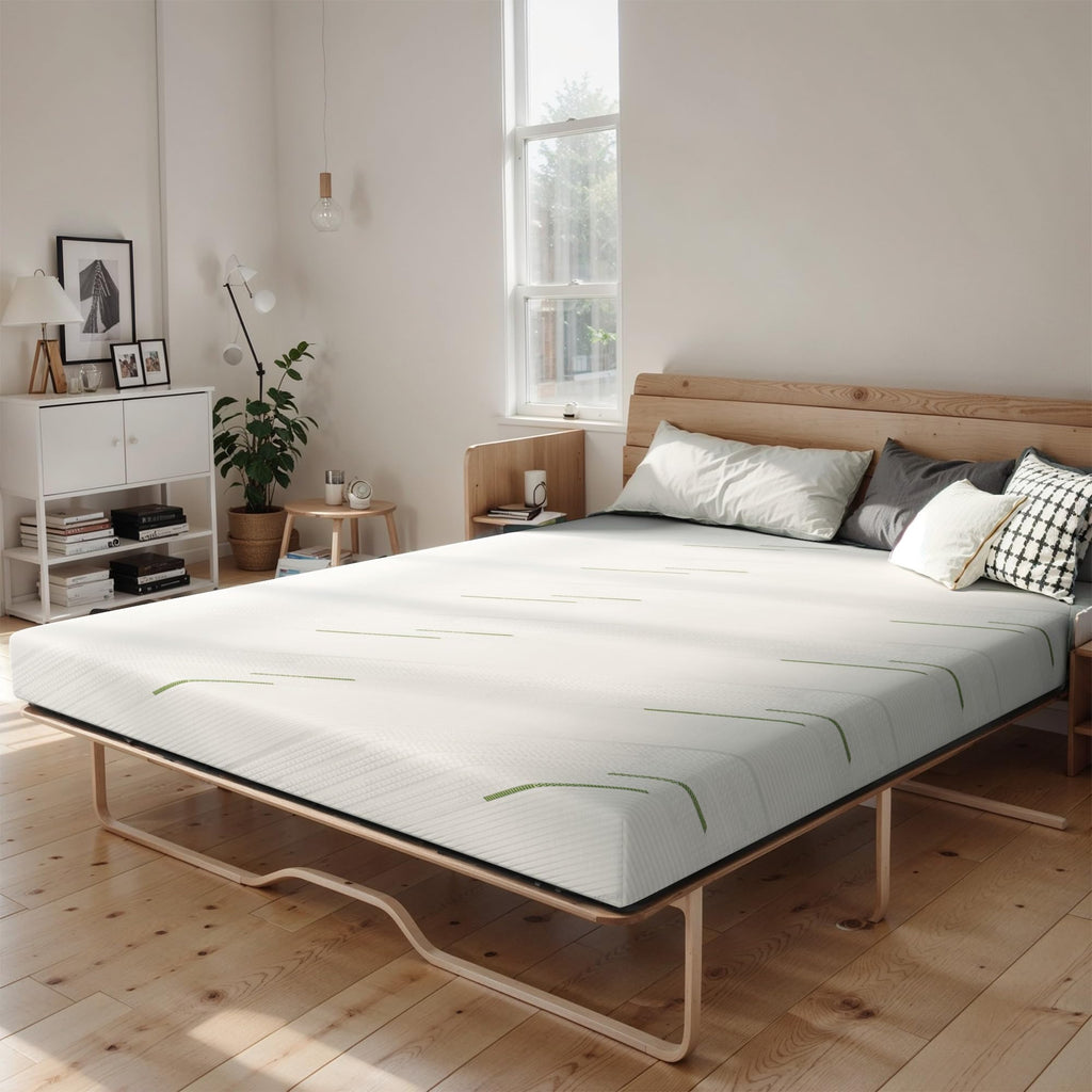 QIHAI Mattress Topper Twin,4 Inch Gel Memory Foam Sofa Mattress Cushion Twin Size