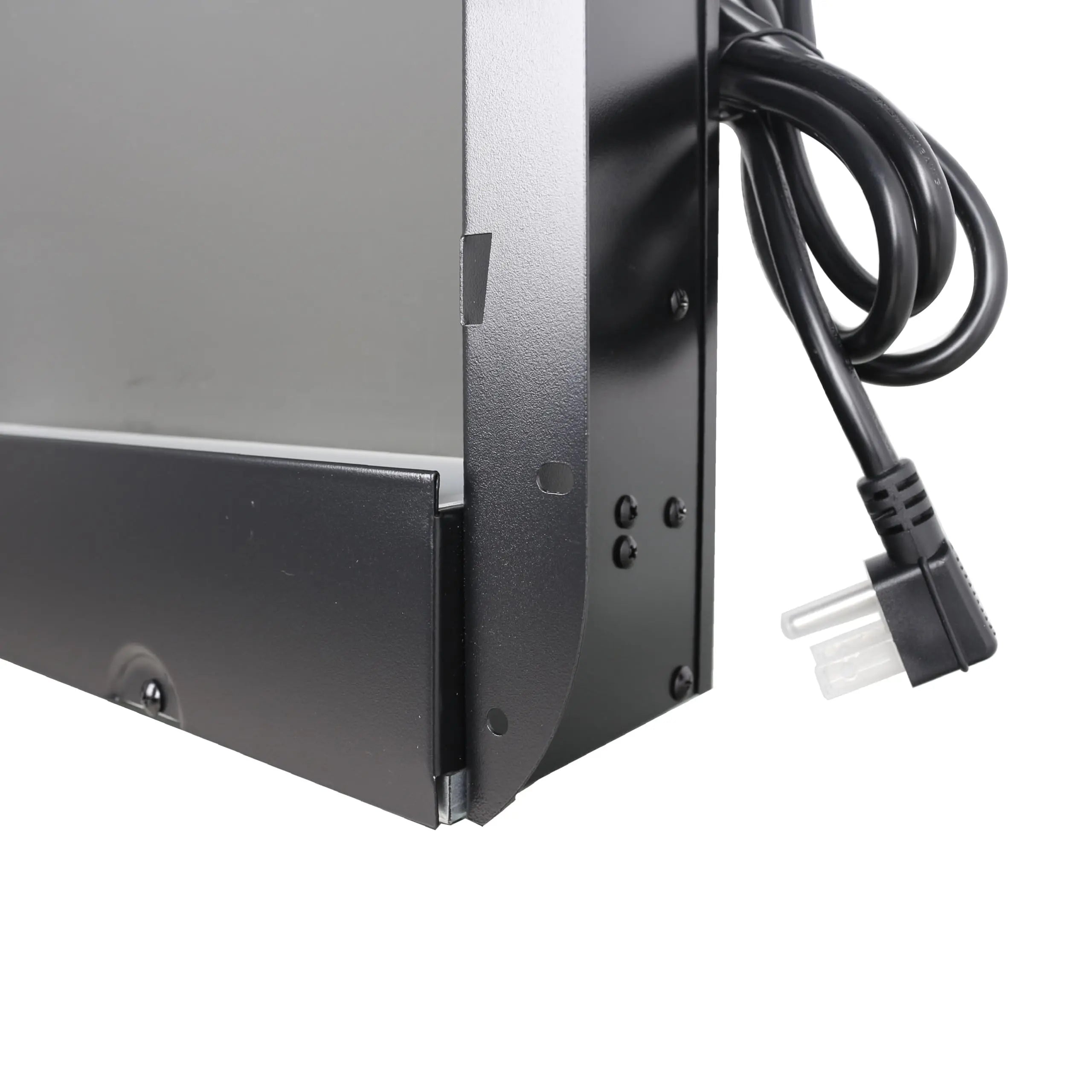 42 inch Electric Fireplace,Recessed Ultra Thin,Tempered Glass Front,Wall Mounted with Remote and Multi Color Flame & Emberbed, LED Light Heater QIHAI