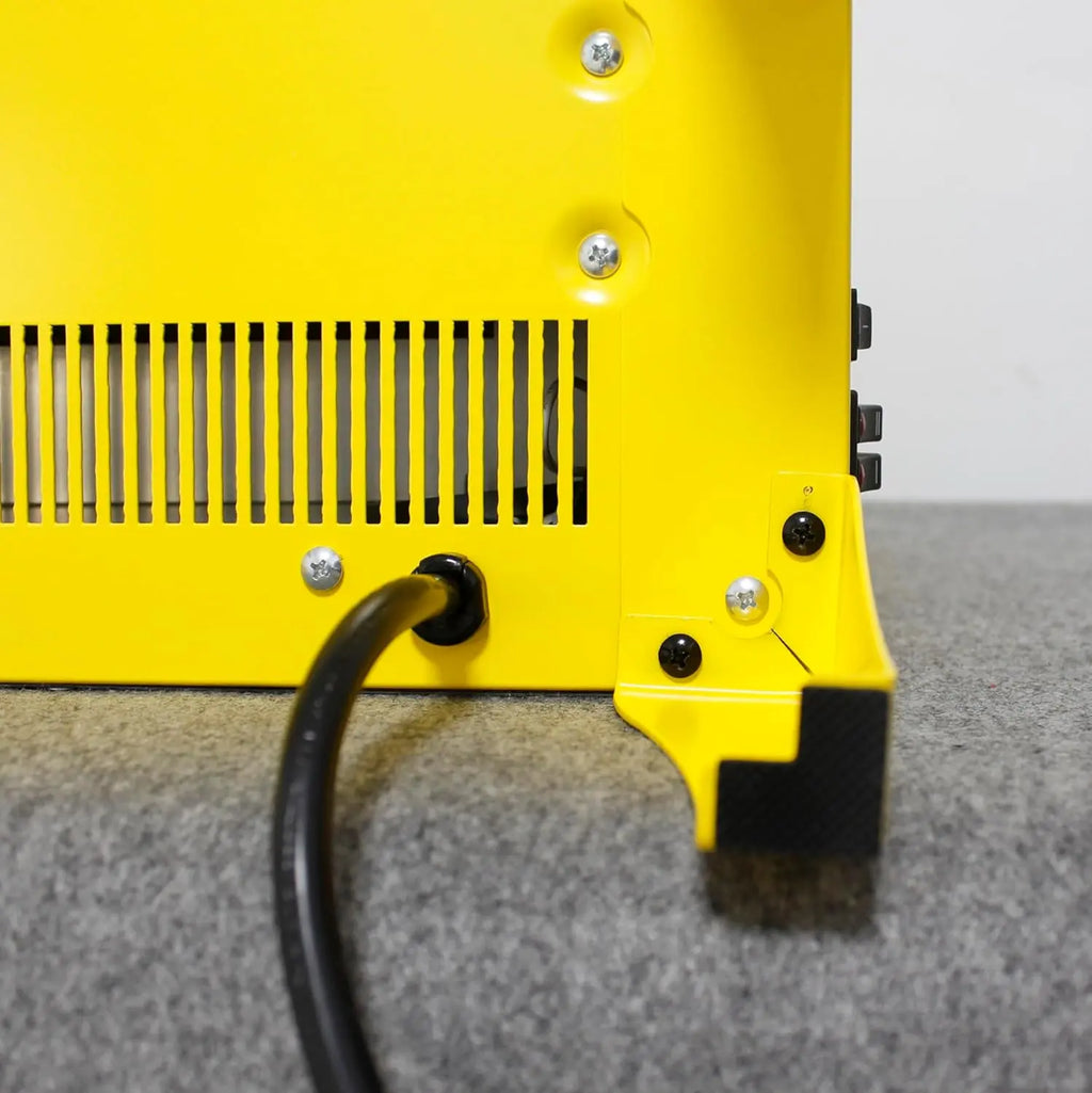 21 inchThree-Sided Freestanding Electric Fireplace Stove Heater with 3D Flame Effect with Remote Control (21 INCH-G) QIHAI