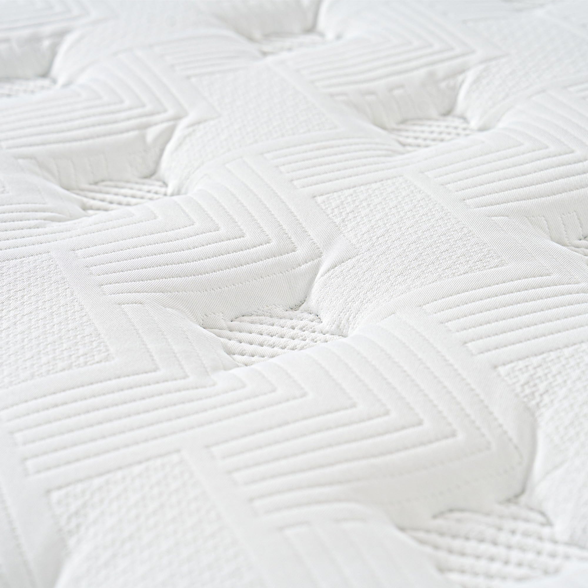 Queen 8 inch Mixed Mattress, Spring Mattress in Independent Packaging Bag, Breathable and Comfortable, Decompression, Including Gel Memory Foam, Suitable for Various bedsteads (8 Inch, Queen)