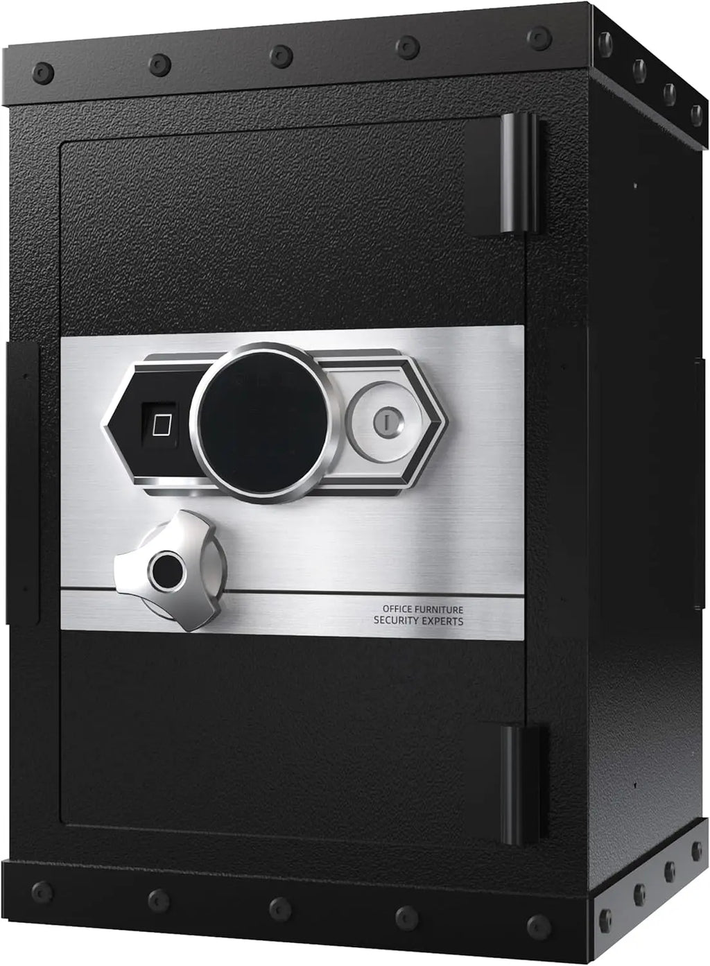 QIHAI Cabinet Safes,Three-Lock Safe, Measuring 24.4 ″ × 16.5″ × 14.9 ″, Suitable for Home and Office Use, Large Steel Digital Safe Equipped with a Digital Lock QIHAI