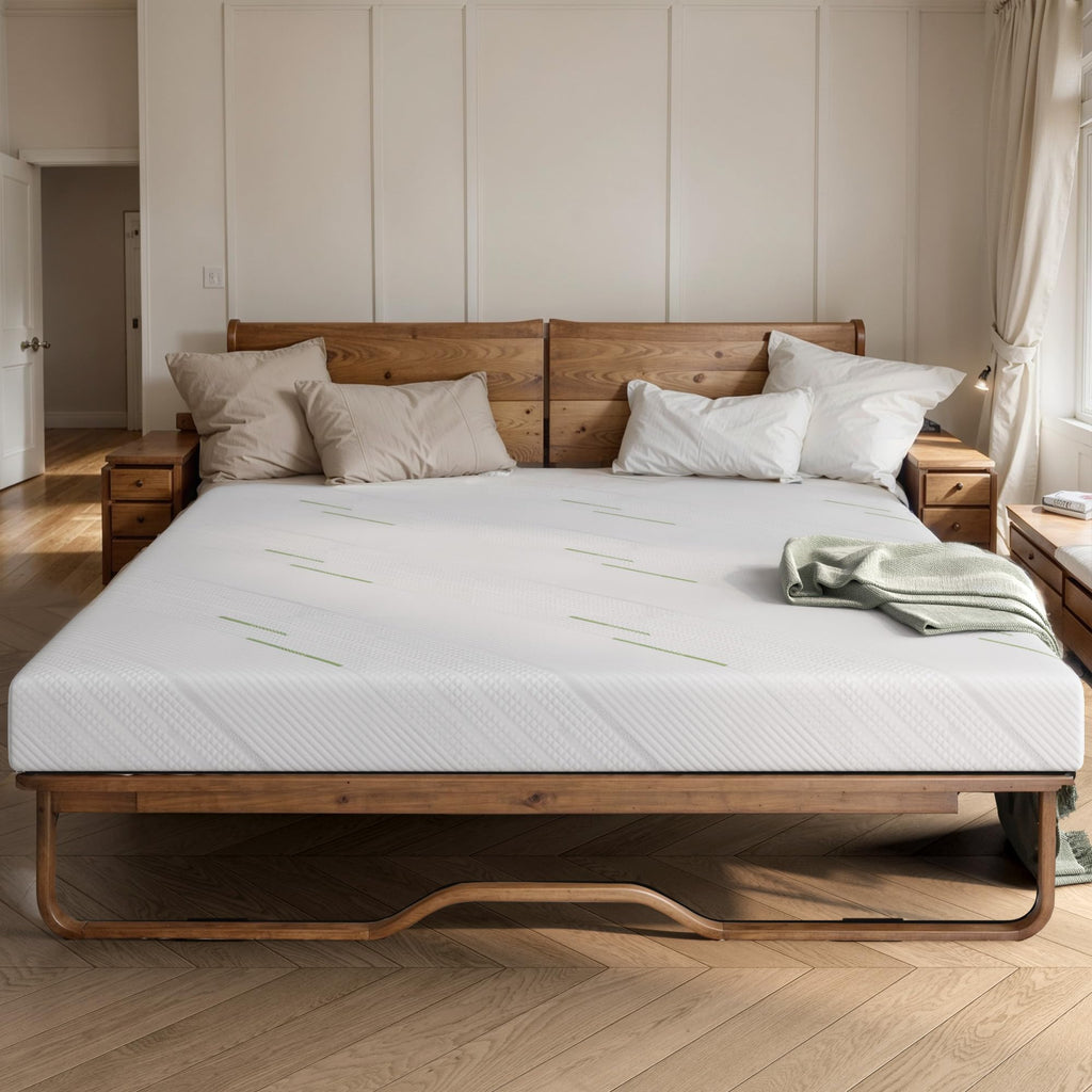 QIHAI Mattress Topper Twin,4 Inch Gel Memory Foam Sofa Mattress Cushion Twin Size