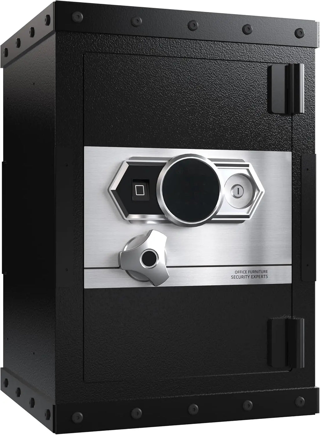 QIHAI Cabinet Safes,Three-Lock Safe, Measuring 24.4 ″ × 16.5″ × 14.9 ″, Suitable for Home and Office Use, Large Steel Digital Safe Equipped with a Digital Lock QIHAI