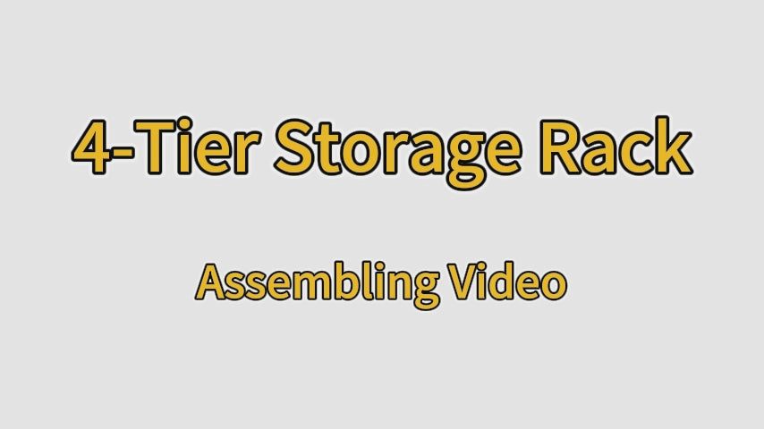 QIHAI 56.30'' Bakers Rack 4-Level Storage Shelves Metal and Wooden Kitchen Shelves, Kitchen Organizers and Storage, for Garage, Pantry, Bathroom, Closet (4-Tier 56.3" H x 33.5" W x 15.8" D)